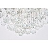 Elegant Lighting Galaxy 4 light Chrome Flush Mount Clear Royal Cut Crystal - 4 of 4