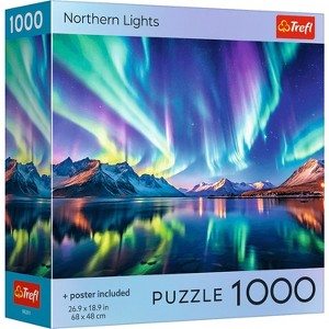 Trefl Red Northern Lights 1000 Piece Puzzle - 1 of 4