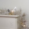 Northlight Glitter Pine Needle and Apple Pine Cone Artificial Christmas Garland - 6' x 9" - Unlit - 3 of 4