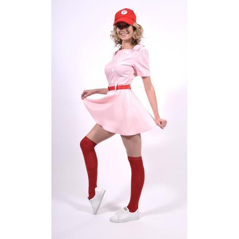 Orion Costumes Rockford Peaches Women's Costume Baseball Uniform, 2 of 7