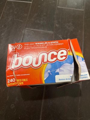 Bounce Outdoor Fresh Fabric Softener Sheets - 240ct : Target