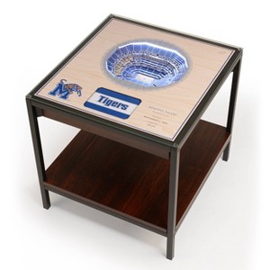 NCAA Memphis Tigers 25-Layer StadiumViews Lighted End Table - 1 of 4