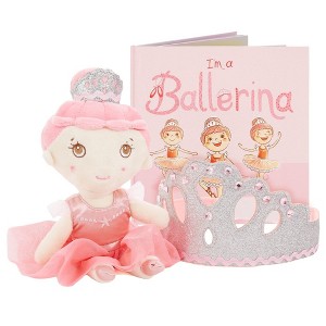 Tickle & Main Ballerina Princess Gift Set, Ballerina Doll, Dance Recital Gifts for Girls - 1 of 4