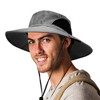 SUN CUBE Wide Brim Sun Hat Adults, Fishing Hats Sun UV Protection, Hiking Bucket Hat Safari Beach Boonie, UPF 50+ - 2 of 4