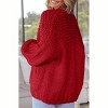 Clearlove Women's Cardigan Soft Pocketed Long Sleeves Casual Knitted Open Front Cardigans Lightweight Sweaters - 3 of 4