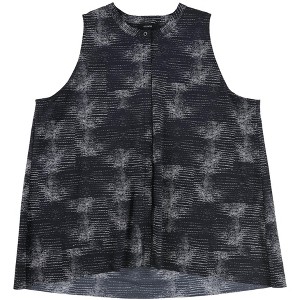 Alfani Womens Reptile Print Button Up Shirt - 1 of 2