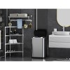 Dolonm 50L Smart Sensor Trash Can - Hands-Free Automatic Lid, Stainless Steel, Quiet Close, 13.2 Gallon for Kitchen/Office - 3 of 4