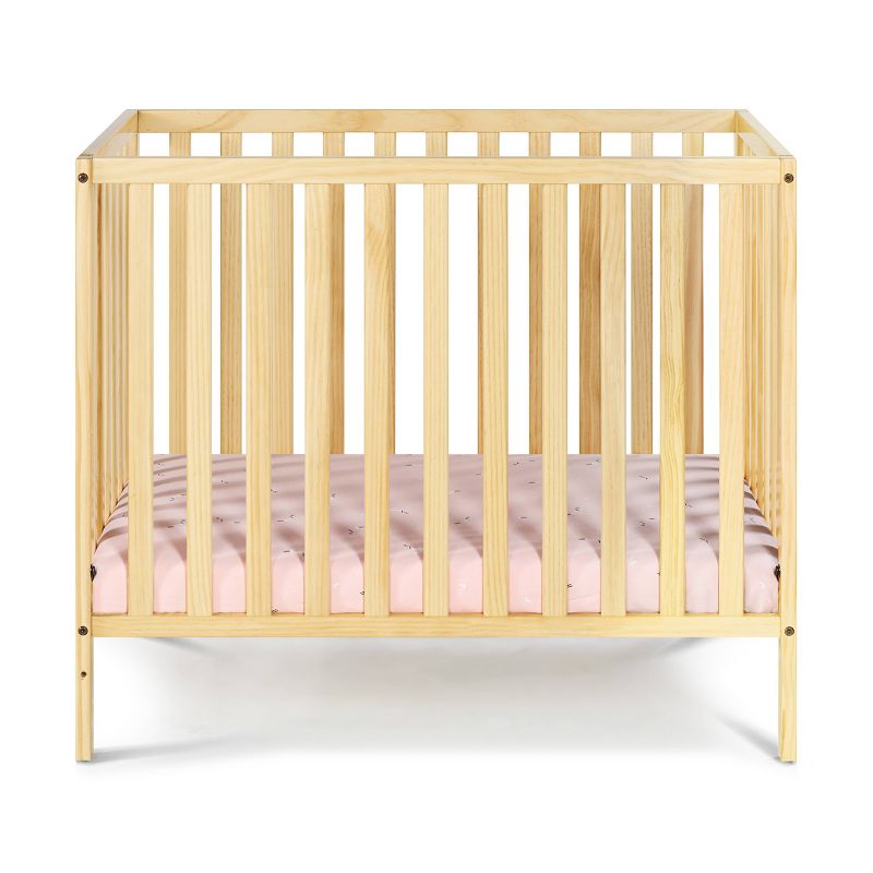 Suite Bebe Palmer 3-in-1 Convertible Mini Crib with Mattress Pad - Natural, 1 of 8