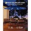 Solar Patio Umbrella, 8 Ribs Outdoor Tilt Market Table Umbrella for Pool, Deck, Backyard - 3 of 4