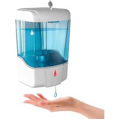 LunaLulinlk 20 fl oz/600ml Wall Mount Automatic Foam Soap Dispenser Hand Sanitizer Dispenser, White