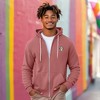 Dalix Mushroom Glow in the Dark Embroidered Zip Hoodie Fleece Fungi Long Sleeve Pocket Warm Soft Mens - 3 of 4