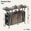 Bestier Small Kitchen Island Buffet Table with Storage Drawers - 4 of 4