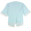 P.J. Salvage Womens Lace Trim Open Front Robe - 2 of 2