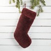 Saro Lifestyle Cozy Delight Lamb Fur Stocking - 2 of 2
