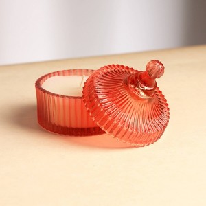 FONTOI Scented Wax Candle with Container&Lid, Elegant & Aromatic Candle for Relaxation, Orange, 3.74"*1.97"*3.74" - 1 of 4