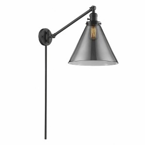 Cone - 1 Light Swing Arm Wall Sconce In Industrial Style-16 Inches Tall and 12 Inches Wide - 1 of 1