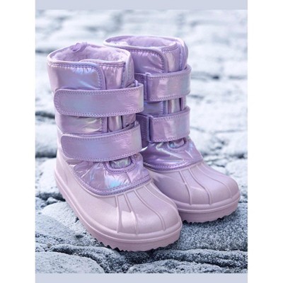 The Children's Place Girls Iridescent All Weather Boots