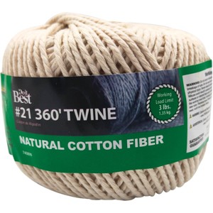 Do it Best  #21 x 360 Ft. Natural Cotton Twine 740899 - 1 of 2