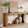 Tribesigns 63 Inches Farmhouse Console Table with Storage - 2 of 4