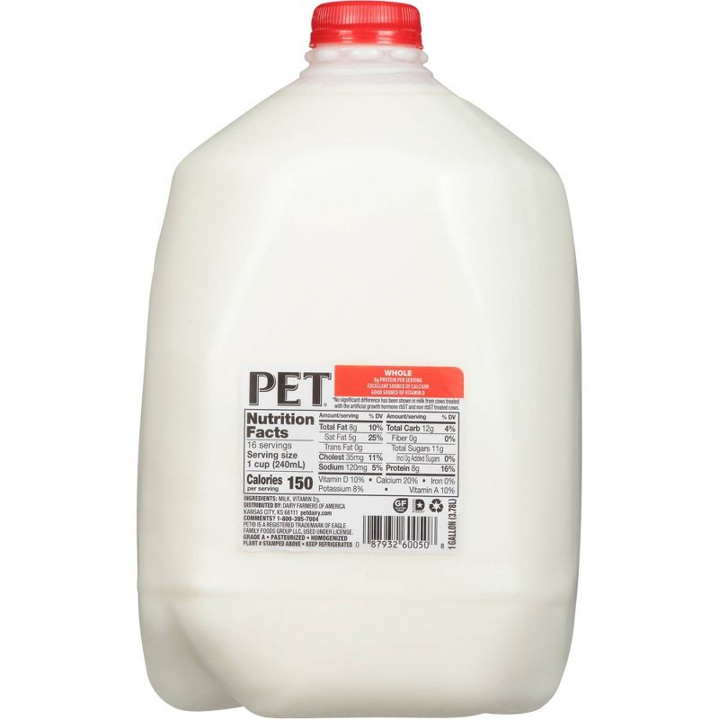PET Dairy Whole Milk - 1gal, 3 of 9