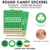 Big Dot of Happiness St. Patrick's Day - Saint Paddy's Day Party Small Round Candy Stickers - Party Favor Labels - 324 Count - image 3 of 4