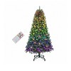 6ft/7.5f Green Prelit Spruce Hinged Artificial Christmas Tree with 300/400 LED Lights,3 Timers for Home,Party Decoration with Remote Control - 2 of 4