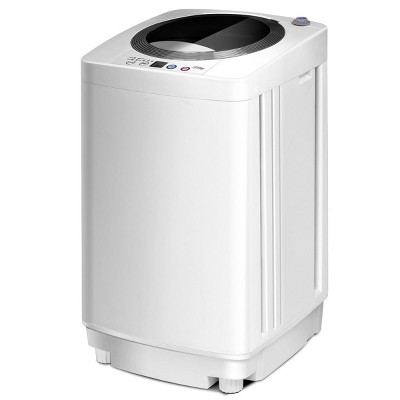 Costway Portable 8.8lbs Full-Automatic Laundry Washing Machine Spin Washer w/ Drain Pump