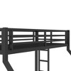Metal Twin XL over Queen Bunk Bed for Teens and Adults,Noise Reduced/No Box Spring Needed, Black - 4 of 4