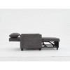 CAVINAS 3 in 1 Chair Bed Sleeper for Adults, Modern Futon Sofa Bed, Pull-ut Convertible Couch for Living Room, Dark Gray - 4 of 4