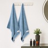 Unique Bargains Cotton Absorbent Quick Dry Lightweight Large Bath Towels 2 Packs - 4 of 4