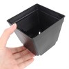 Unique Bargains Coffee Shop Decor Square Plastic Flower Plant Pots 10 Pcs - 4 of 4