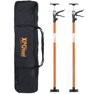 Vynxaria 2-Pack Adjustable Support Poles - Heavy-Duty 9rd Hand System for DIY Projects