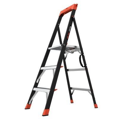 Little Giant Ladder Systems 5' ANSI Type IAA 375lb rated fiberglass Stepstool Gray