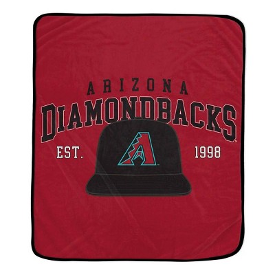 MLB Arizona Diamondbacks Vintage Arch Block Ultra Soft Blanket