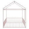 Racxily Metal House Bed Frame, Fenced Design for Kids & Teens - 2 of 4