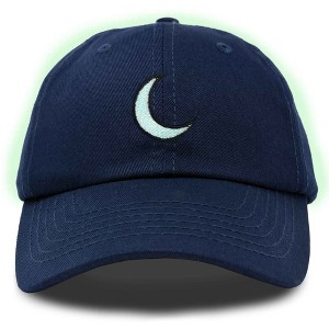 Dalix Moon Embroidered Crescent Astronomy Night Cotton Dad Hat Baseball Cap Adjustable Womens - 1 of 4