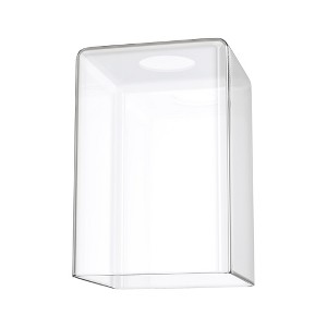 YANSUN 5.9 in. H Clear Square Glass Lamp Shade Replacement Accessory for Ceiling or Wall Light Fixtures - 1 of 1