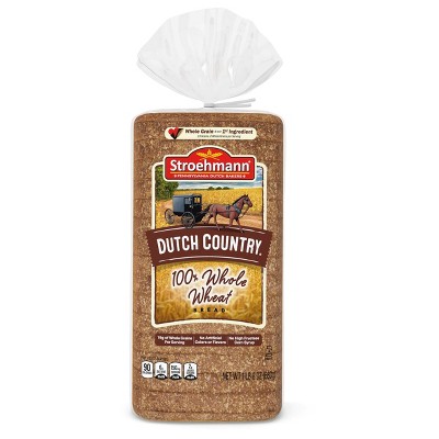 Stroehmann Dutch Country 100% Whole Wheat Bread - 24 oz