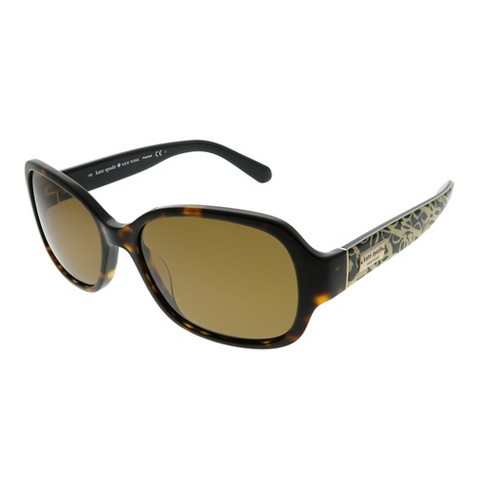 Kate Spade Akira/p/s Phn Vw Womens Square Polarized Sunglasses Tortoise  54mm : Target