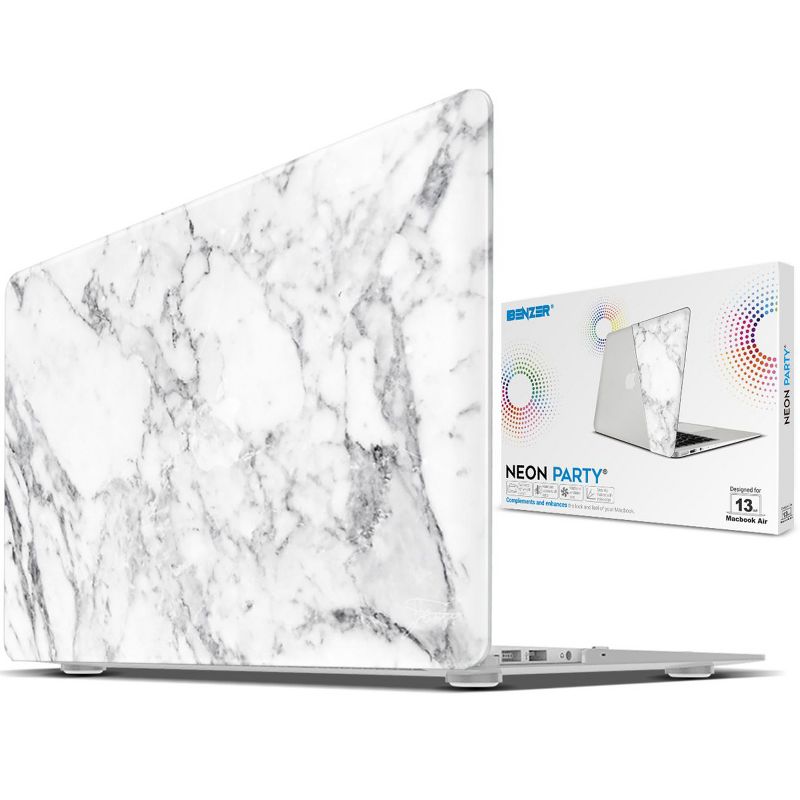 Superior iBenzer Neon Party Macbook Air 13“ White Marble case For old Air 13, not 2018 Air, 1 of 5