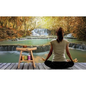 18" Serenity ED961 Wide Teak Shower Bench with Shelf - EcoDecors: Durable Bathroom Stool, Water Resistant, Easy to Clean - 1 of 4