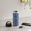 Cynthia Haller Classic blue and gold paisley Water Bottle - Society6 - 4 of 4