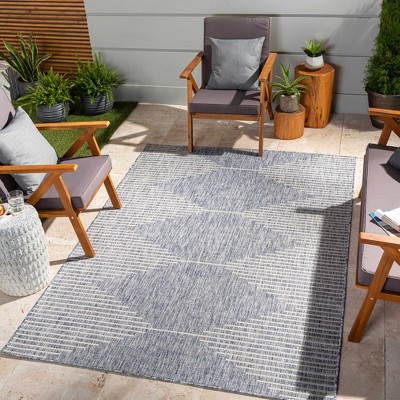 Hauteloom Stephan Blue Outdoor Rug