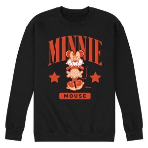 Men's - Disney - Minnie Mouse Collegiate Graphic Fleece Sweatshirt - 1 of 4