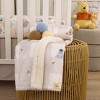 NoJo Disney Winnie the Pooh Hugs and Honeycombs Grey and White Plaid with Piglet, Tigger and Eeyore Super Soft Cuddly Plush Baby Blanket - 4 of 4