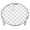 Unique Bargains Stainless Steel Barbecue Grill Net Round Cooling Rack Silver - 3 of 4