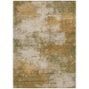 HomeRoots 3' X 5' Copper And Ivory Abstract Washable Indoor Outdoor Area Rug - 4 of 4
