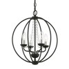 Livex Lighting Arabella 4 - Light Chandelier in  Black/Brushed Nickel - 3 of 4