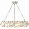 Crystorama Lighting Palla 6 - Light Semi-Flush Mount in  Antique Silver - 2 of 4