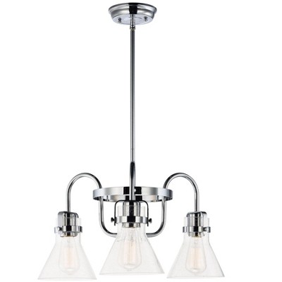 Maxim Lighting Seafarer 3 - Light Chandelier in  Polished Chrome